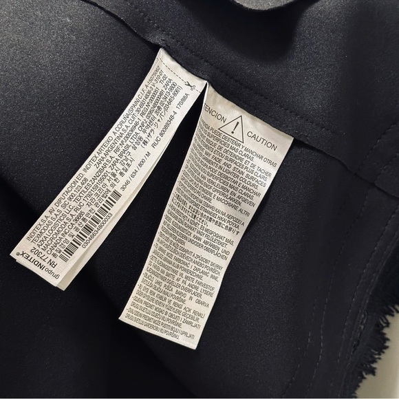 ZARA Faux Suede Fringed Trim Boho Jacket in Black Medium Women’s Festival - Picture 10 of 15